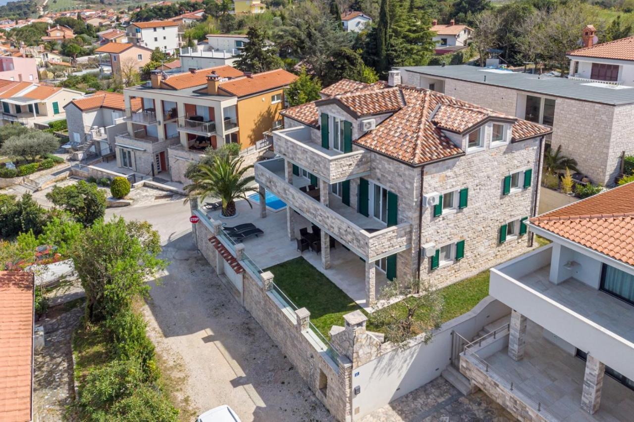 Villa Milena With Pool And Sea View Црвени-Врх Экстерьер фото